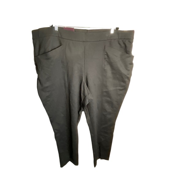 NYDJ Black Skinny Comfort Waist Fitted Hip & Thigh Pants 4X Plus Size - Picture 1 of 9